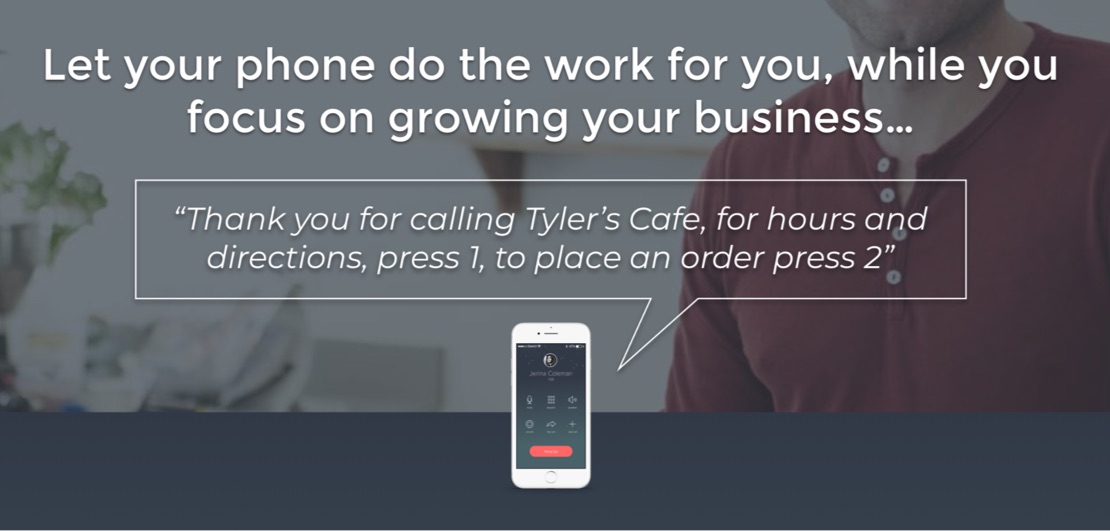 cloud phone value prop: Let your phone do the work for you while you focus on growing your business.
